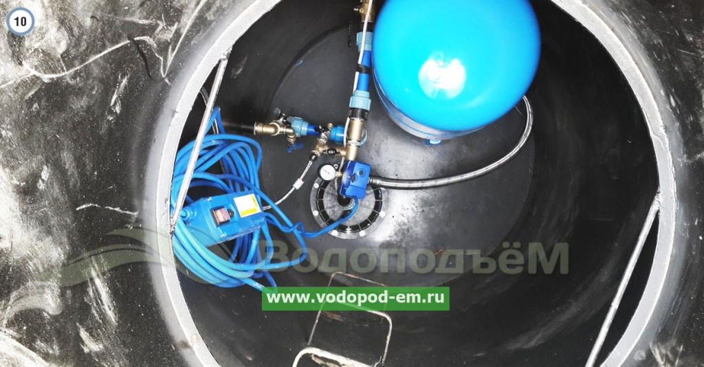 Водоподъёмное скважинное оборудование смонтированное в кессоне